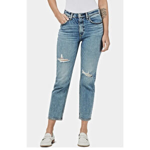 Rag & Bone Wren High Rise Ripped Slim Jeans 23 Everly Wash NWT